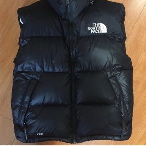 North Face Black Nuptse 700 Vest